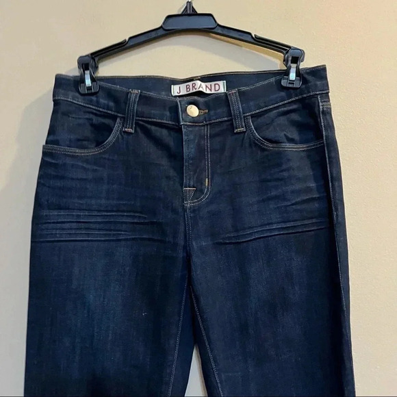 J Brand Starless Womens Size 26 Skinny Stretch Jeans Dark Blue Denim - Picture 2 of 9